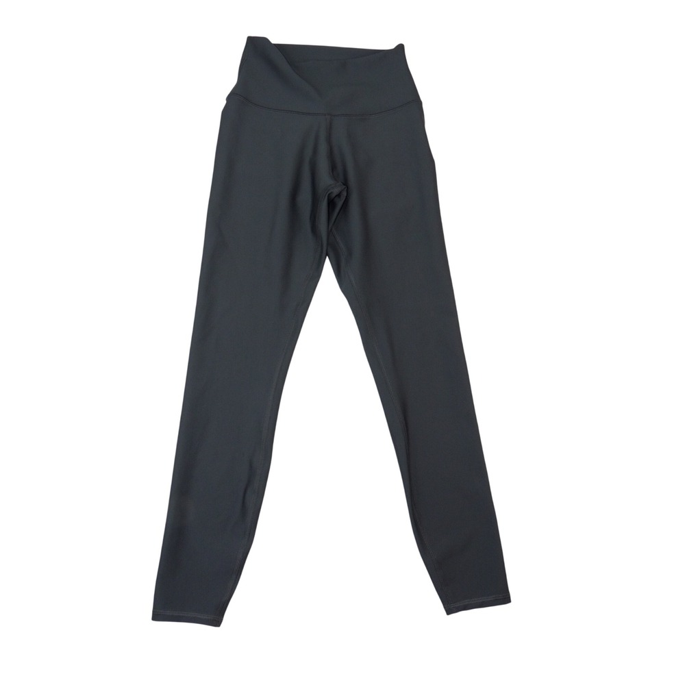 Alo Yoga High Waisted‎ Performance Leggings Dark Gray Charcoal XS